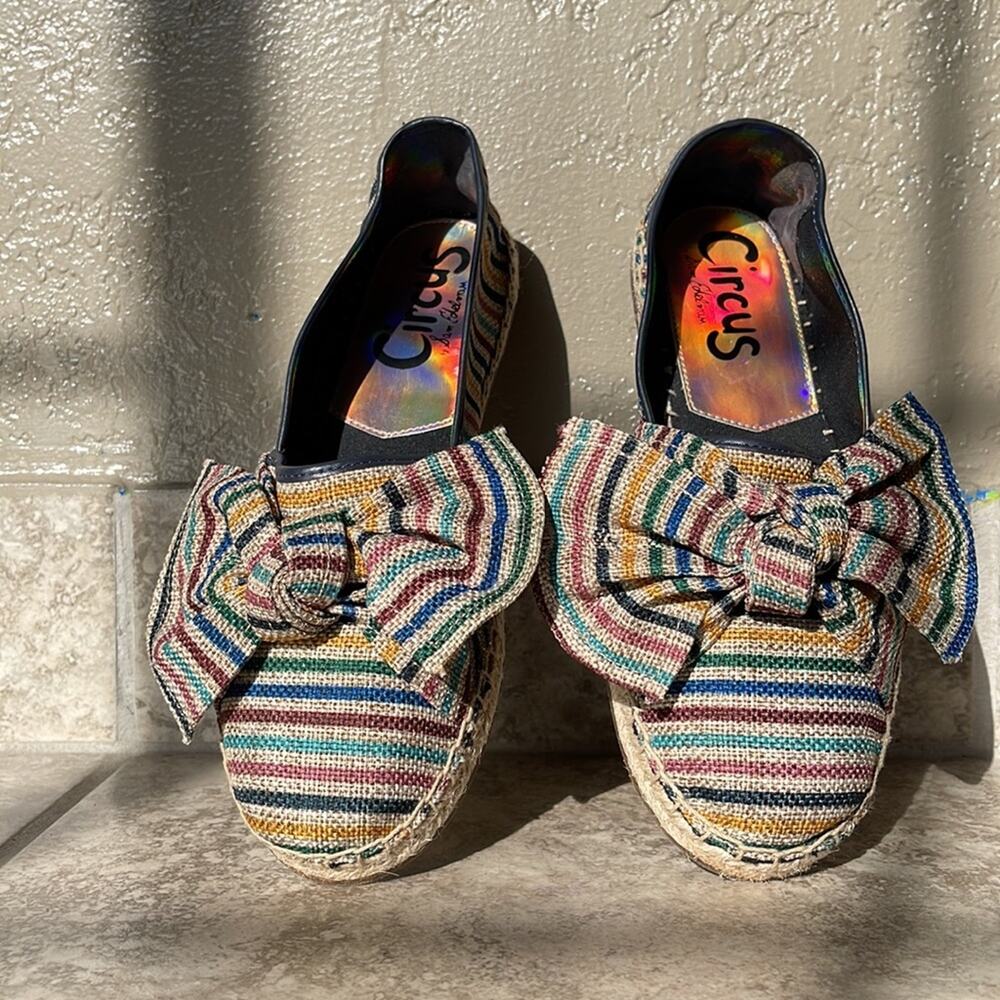 Sam Edelman Rainbow Stripe Lilian Espadrille - Picture 3 of 10